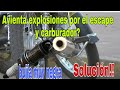 Mi moto echa explosiones y se jalonea cuando acelero | Causas más Comunes y la Solución