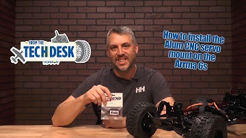 How to install the Alum CNC servo mount on the Arrma 6s
