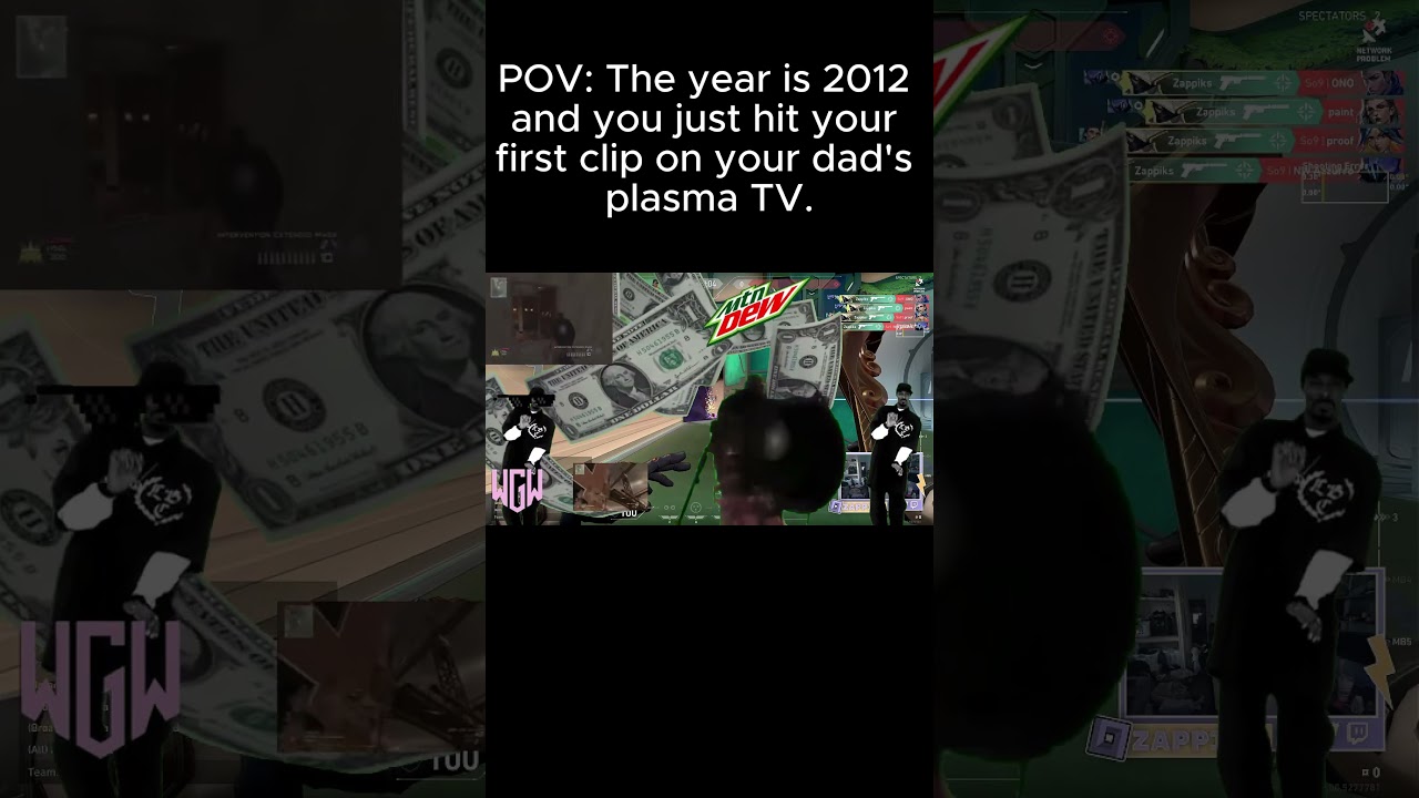 POV: The year is 2012 and you just hit your first clip on your dad's plasma TV. #wegonnawin #bta
