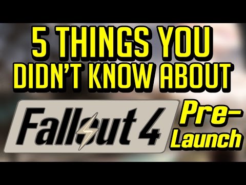 Fallout 4 (출시 전)에 대해 몰랐던 5 가지 사항