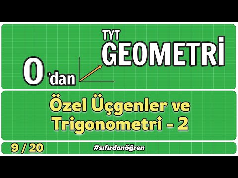 Özel Üçgenler ve Trigonometri 2 | 0 Dan TYT Geometri Kampı | 9/20 | Geometri