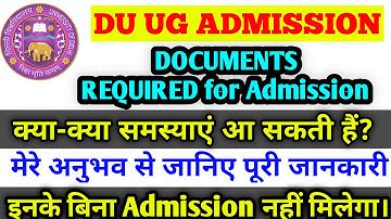 DU UD ADMISSION DOCUMENTS REQUIRED|DU UG ADMISSION PROCESS 2021|DU UNDER GRADUATE ADMISSION 2021