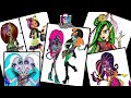 Концепт-Арты MONSTER HIGH - ЧАСТЬ 1 - Какими Могли Быть Куклы! ★ Запись Стрима