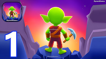 Goblin Dungeon: Idle Adventure - Gameplay Walkthrough Part 1 Tutorial Goblin Mine Tree Dig Deep