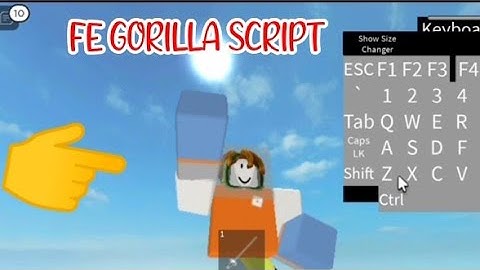 ROBLOX FE GORILLA SCRIPT WITH FLING using FLUXUS EXECUTOR played at Fencing - script on comments