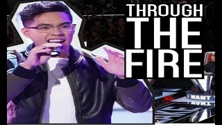 FILIPINO JEJ VINSON THE VOICE 2019 SEASON 16 THROUGH THE FIRE