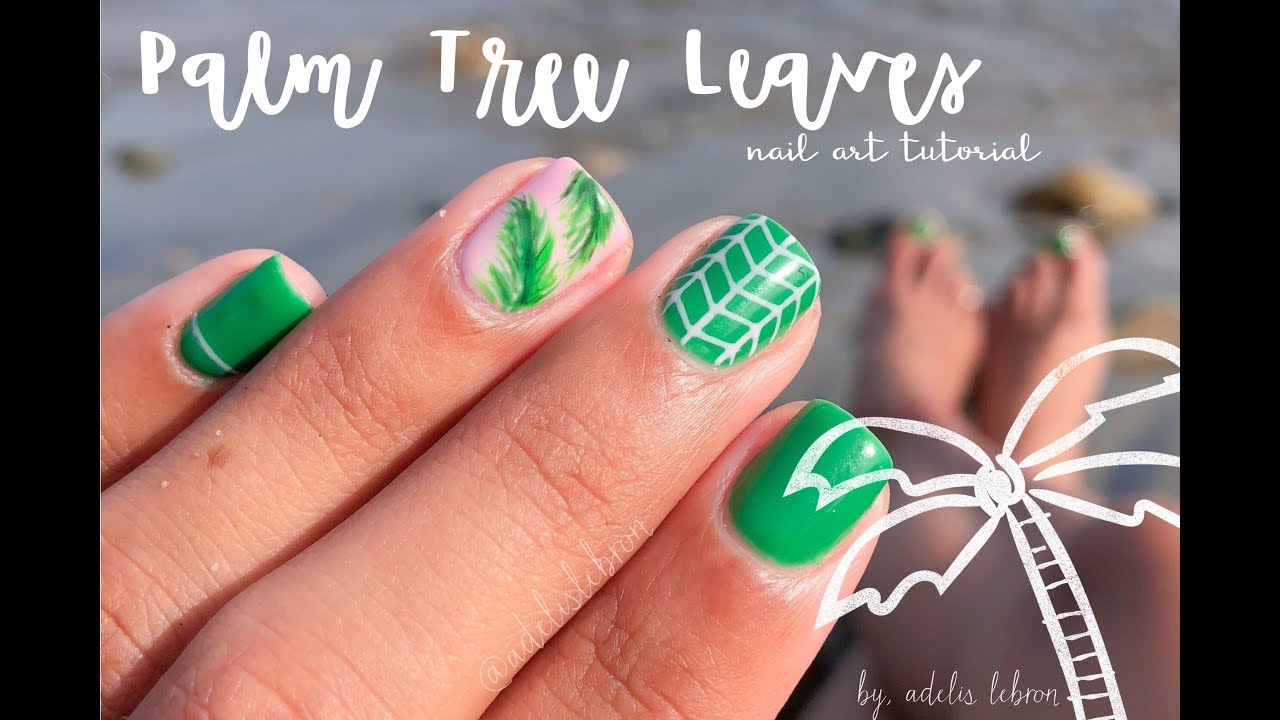 8. Palm Tree and Pineapple Nail Art - wide 3