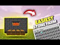 EASIEST STONE FARM | Unlimited Stone Generator🪨 (Java &amp; Bedrock)