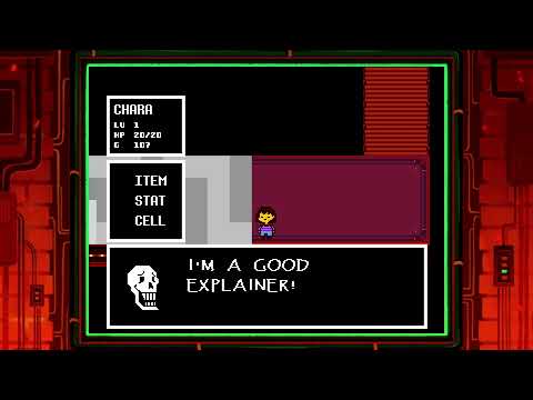 Calling Papyrus after solving Mettaton's puzzle