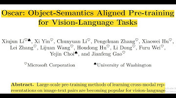 Oscar: Object-Semantics Aligned Pre-training for Vision-Language Tasks | AI ML CV | Paper Explained