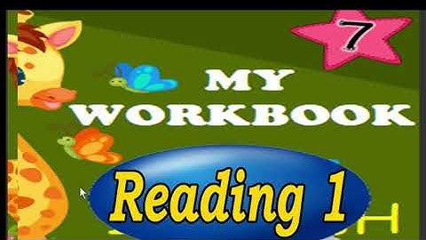 My Workbook English 7th class | Reading 1 | PSEB