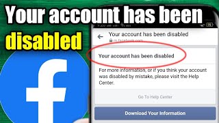 How to Recover DISABLED Facebook Account (2024)