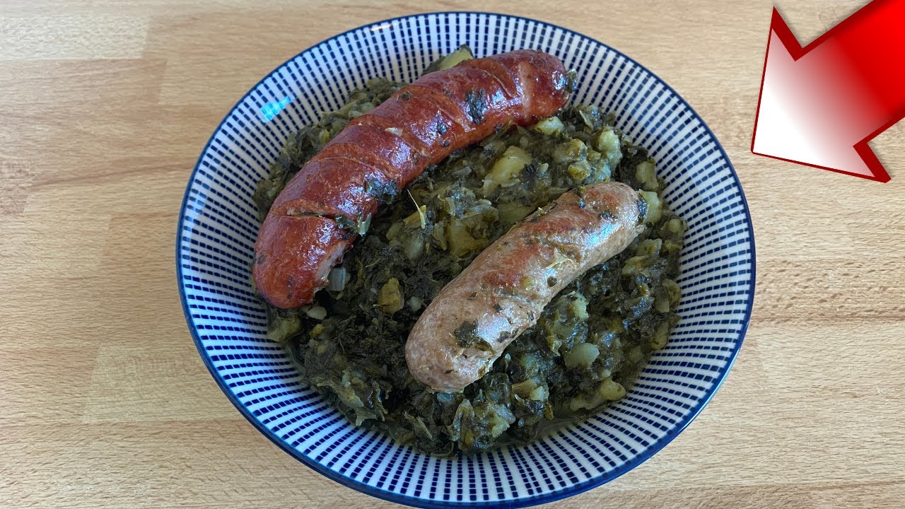 Grünkohl aus dem Glas Kartoffel Brat- Mettwurst - Einfach aber einfach ...