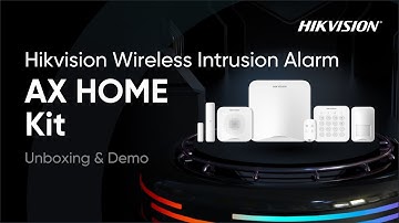 Hikvision Wireless Intrusion Alarm AX HOME Kit Unboxing & Demo