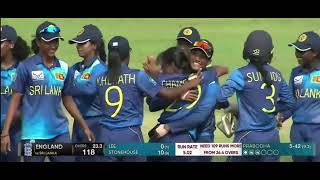 England vs Sri Lanka | U19 Women's  3rd ODI , SL won by 108 runs.