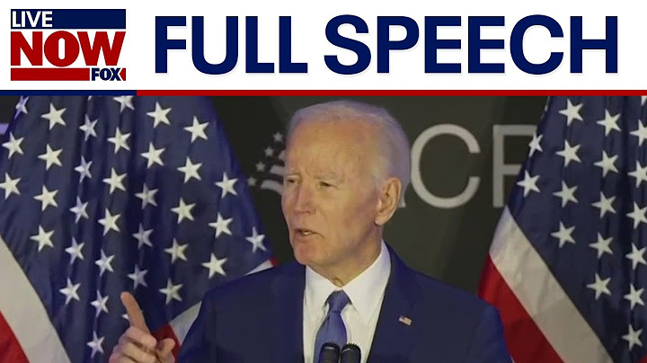 WATCH: Biden delivers first speech since leaving office