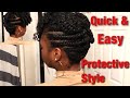 Quick & Easy Winter Protective Style for Natural Hair | Creme of Nature