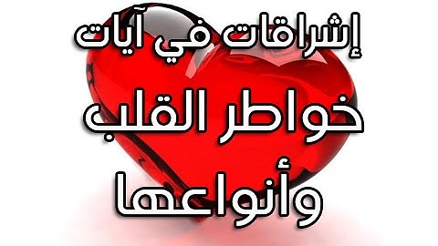 خواطر القلب وأنواعها || إشراقات في آيات مع د. أيمن سويد