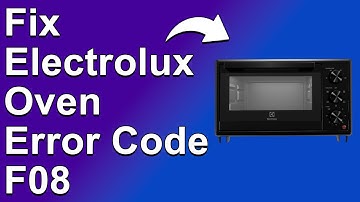 How To Fix Electrolux Oven Error Code F08 (Communication Breakdown Issue - Solved Quickly!)