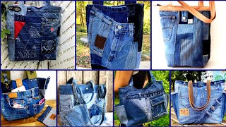 Most Amazing Creative Denim Handmade totebag ideas2024