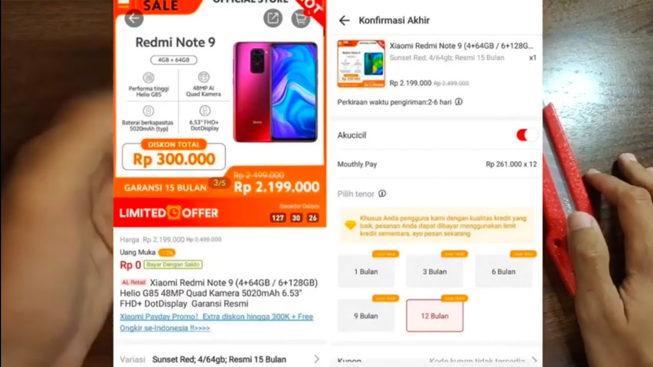 Harga Xiaomi Redmi Note 9 Ram 4gb Rom 64gb Spesifikasi Desember 2020 Pricebook