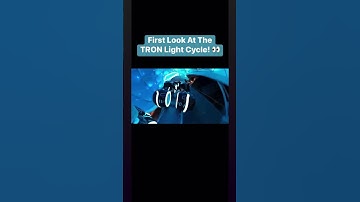 First look at the Tron Light Cycle!