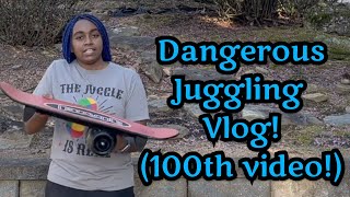 DANGEROUS Juggling Vlog - 100th Video Special!!