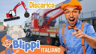 Compattare i rifiuti bel giorno della terra | Blippi in Italiano | Video educativi per bambini
