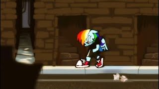 Rainbow Dash Clocks Into Her Shift At The Corner Store Mlp Animation Meme