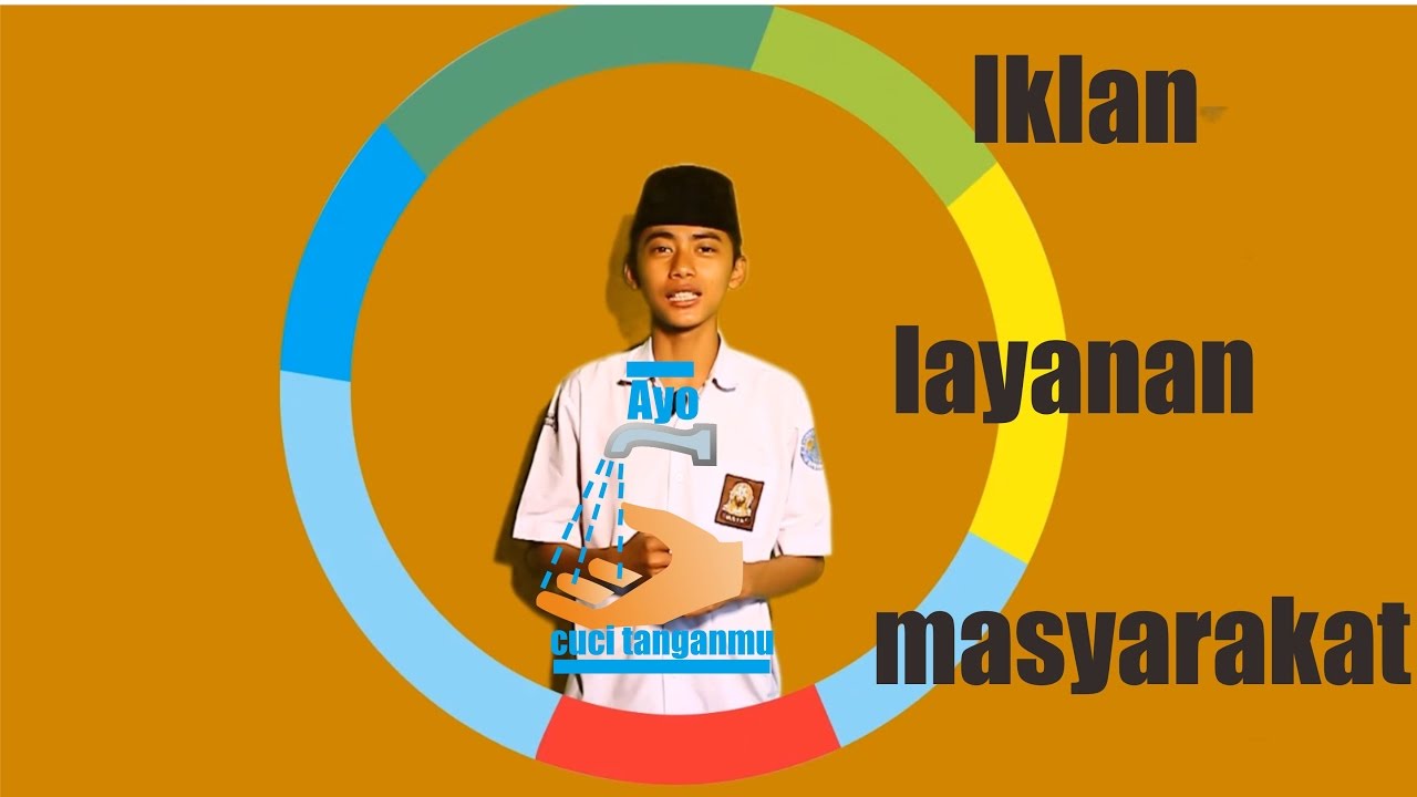  Iklan  layanan masyarakat pentingnya cuci  tangan  dengan 