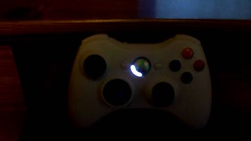 Xbox 360 Controller--Blue and White Guide Button