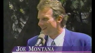 Joe Montana Retires From Football, San Francisco Honors, April 18, 1995, KTVU