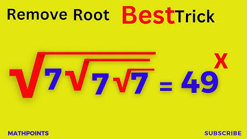 A Nice Radical Olympiad Mathematics | Tricky Radical Solving |Do you know this Trick |