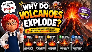 How Do Volcanoes Erupt 🌋 | Fun Science for kids and parents | Super Simple Science Stories