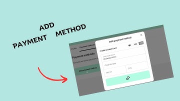 How to Add payment method in afterpay