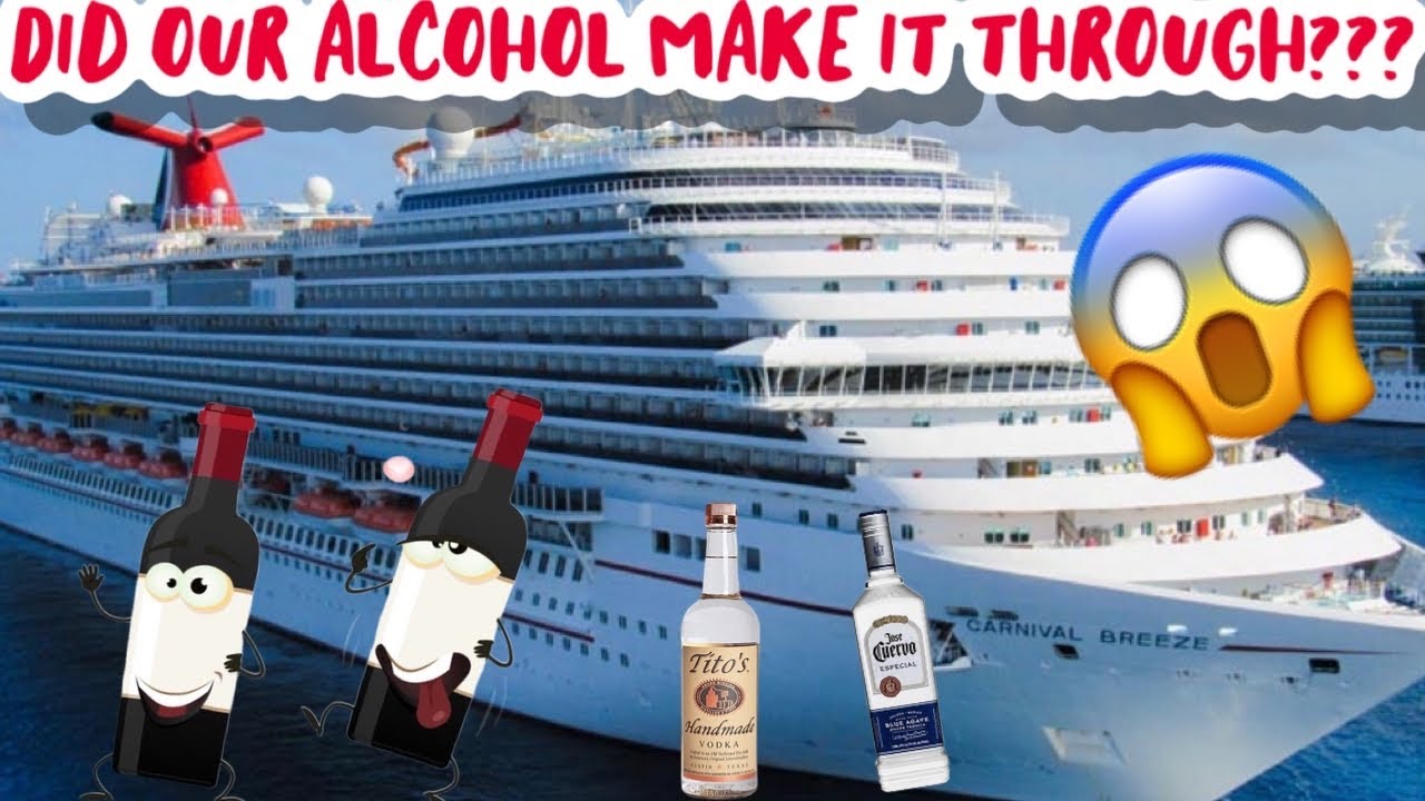 sneaking liquor on cruise in wine bottle