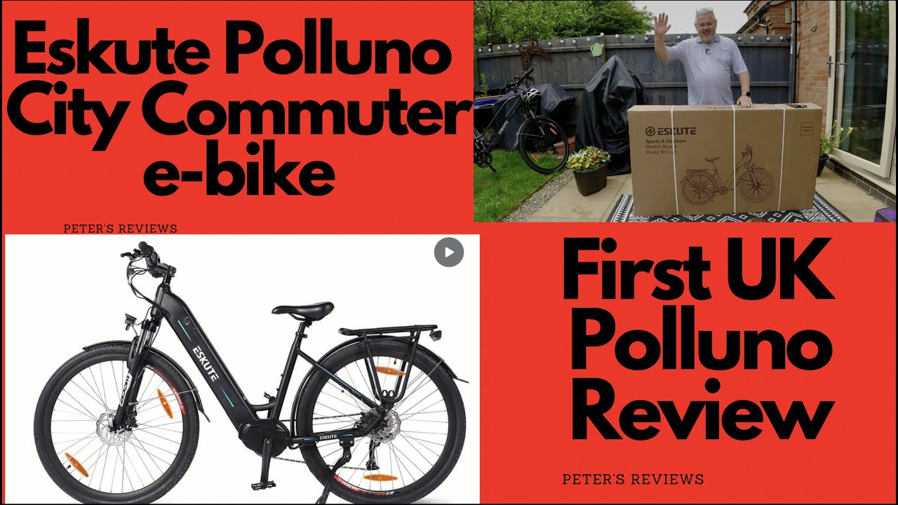 Eskute Polluno Commuter ebike. Unboxing 