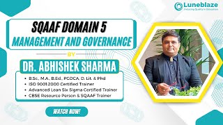 SQAAF Domain 5: Management & Governance - Webinar by Luneblaze
