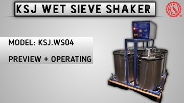 KSJ YODER TYPE WET SIEVE SHAKER (FOUR SET) | KSJ.WS04 | OVERVIEW | K.S. JANDU & SONS | 2022