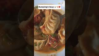 The Dumplings 🥟 Soup 🍜🥰| What a Recipe| #youtube #shorts