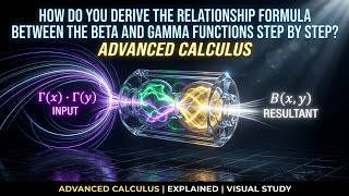 Derive the Relation Between Beta and Gamma Functions Step by Step | Mathematics