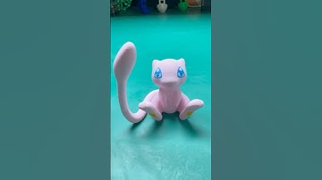3D Printing Pokemon Mew #pokemon #3dprinting #shorts #hobbytr