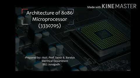 Architecture of 8086 microprocessor part-3
