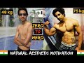 45 kg to 75 kg Insane Natural Body Transformation | Indian Bodybuilding | Tapas Fitness