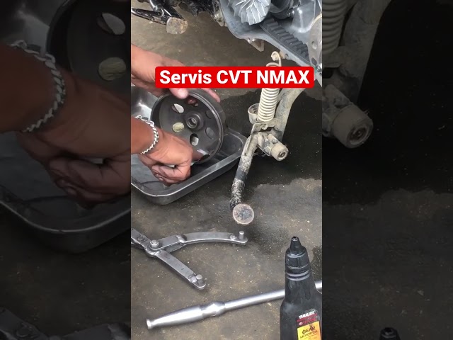 Servis cvt yamaha NMAX #shorts #service #cvt #yamaha #ajierproject class=