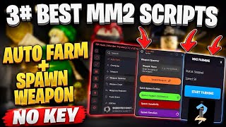 [NO KEY] 3 NEW Murder Mystery 2 Scripts! (Roblox) | Auto Farm, Grab Gun ,Spawn Weapon (Summer Event)