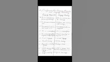 Difference between language acquisition and language learning#exams #ctet2023 #b.ed