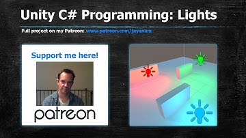 Unity C# Programming Tutorial: GameObject Array with Lights
