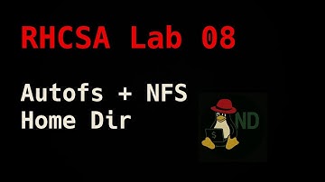 RHCSA Lab Q08: Autofs with NFS home directory (client + server config as a challenge!)