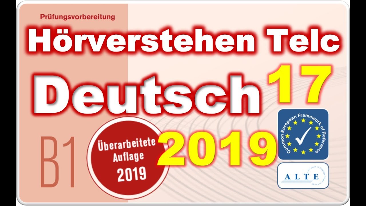 Modelltest (17) B1 Zertifikat Hörverstehen Deutsch 2019